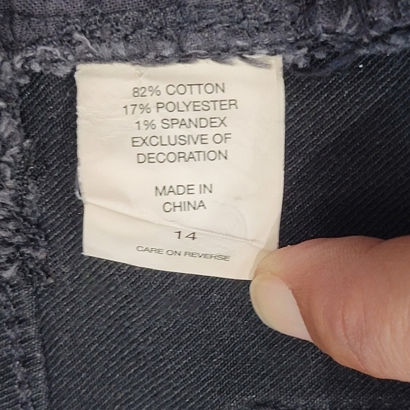 Soho Jeans New York & Co Denim Bermuda Shorts Sz 14 - Picture 5 of 7